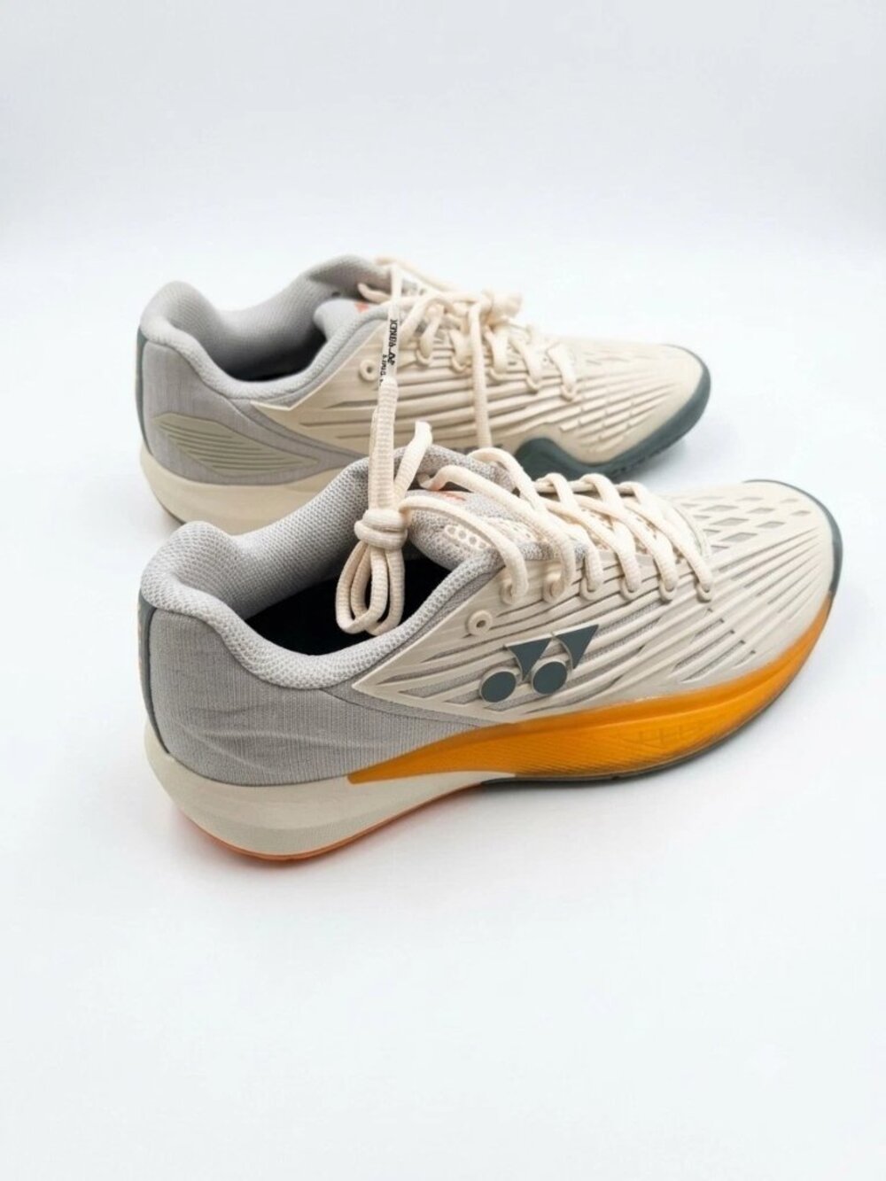 Yonex Power Cushion Sonicage Cream Orange Gray Unisex Tennis Shoes Size 7.5/9